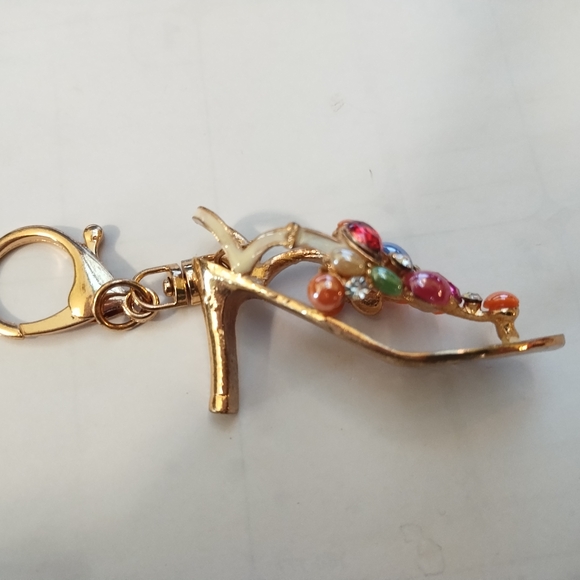 Elegant Multicoloured Beaded Keychains, Purse Chatms - Picture 7 of 10